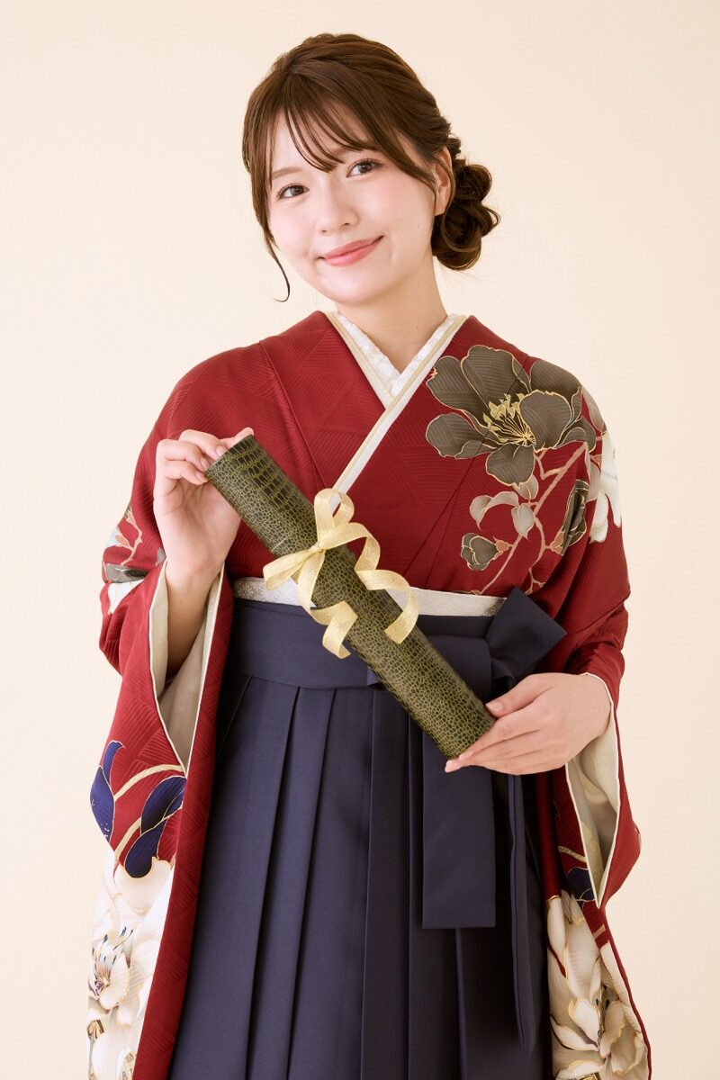 卒業袴前撮り 撮影例
