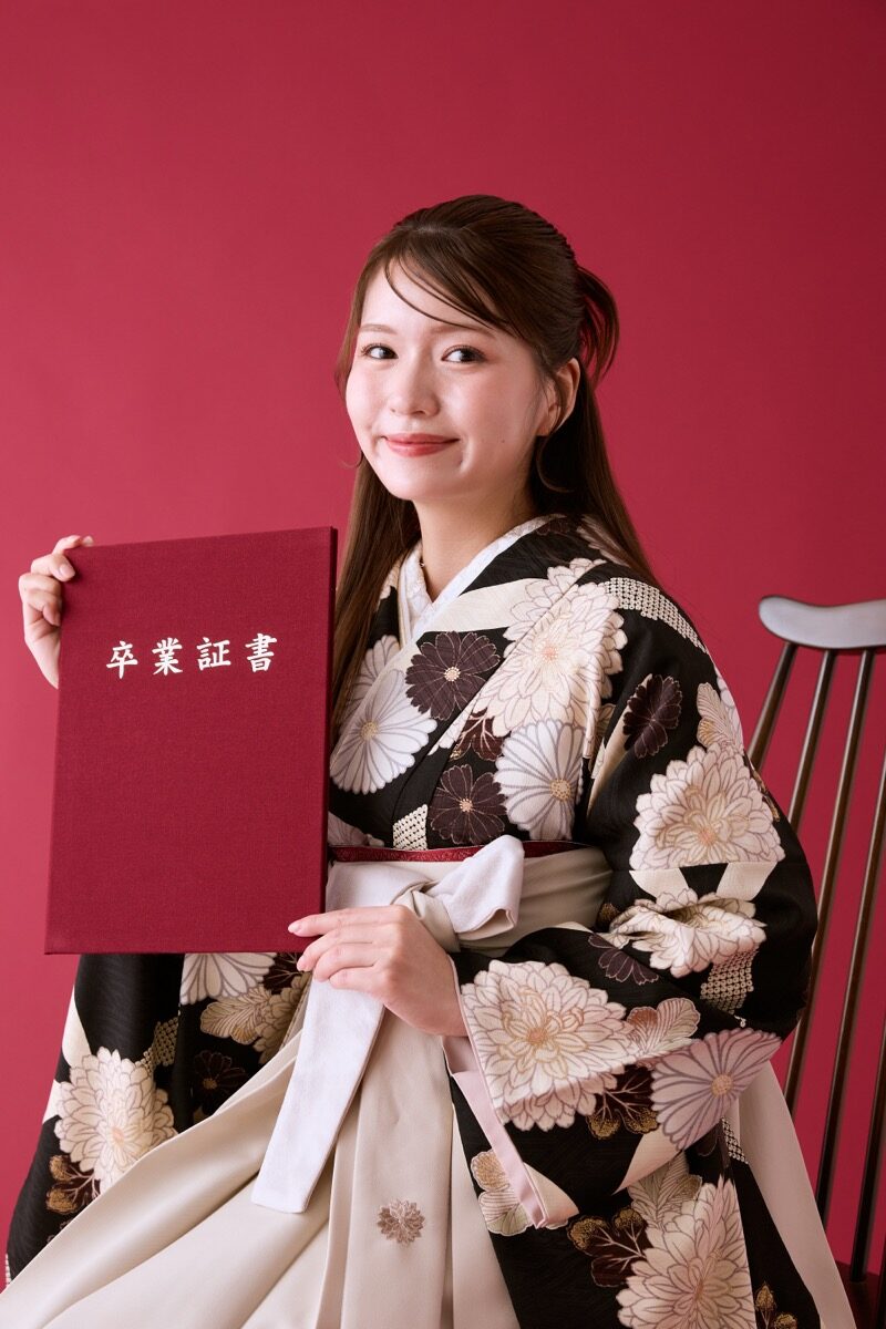 卒業袴前撮り 撮影例