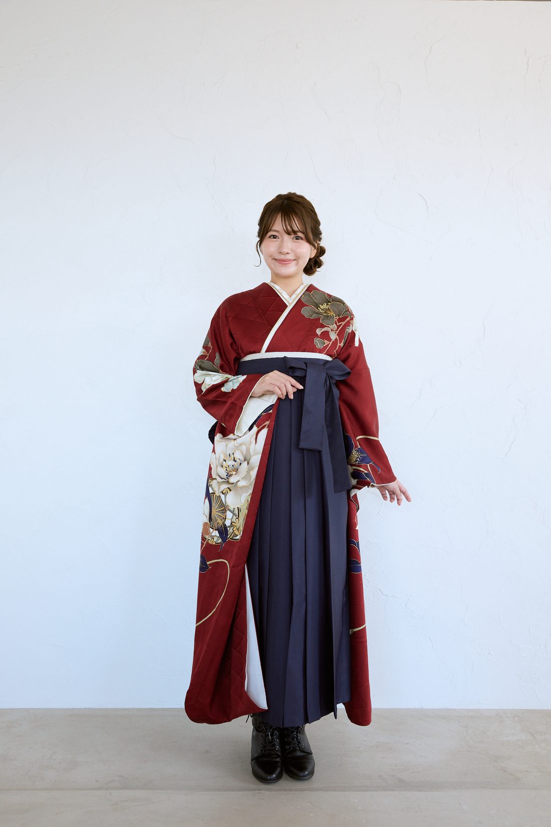 卒業袴 ポージング参考 立ち姿