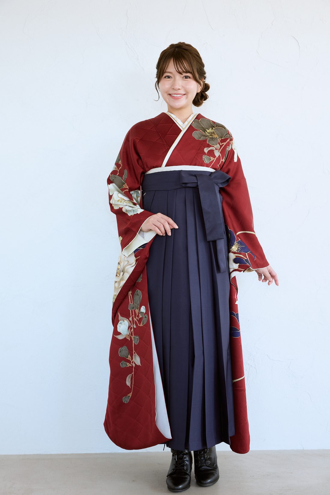 卒業袴 ポージング参考 立ち姿