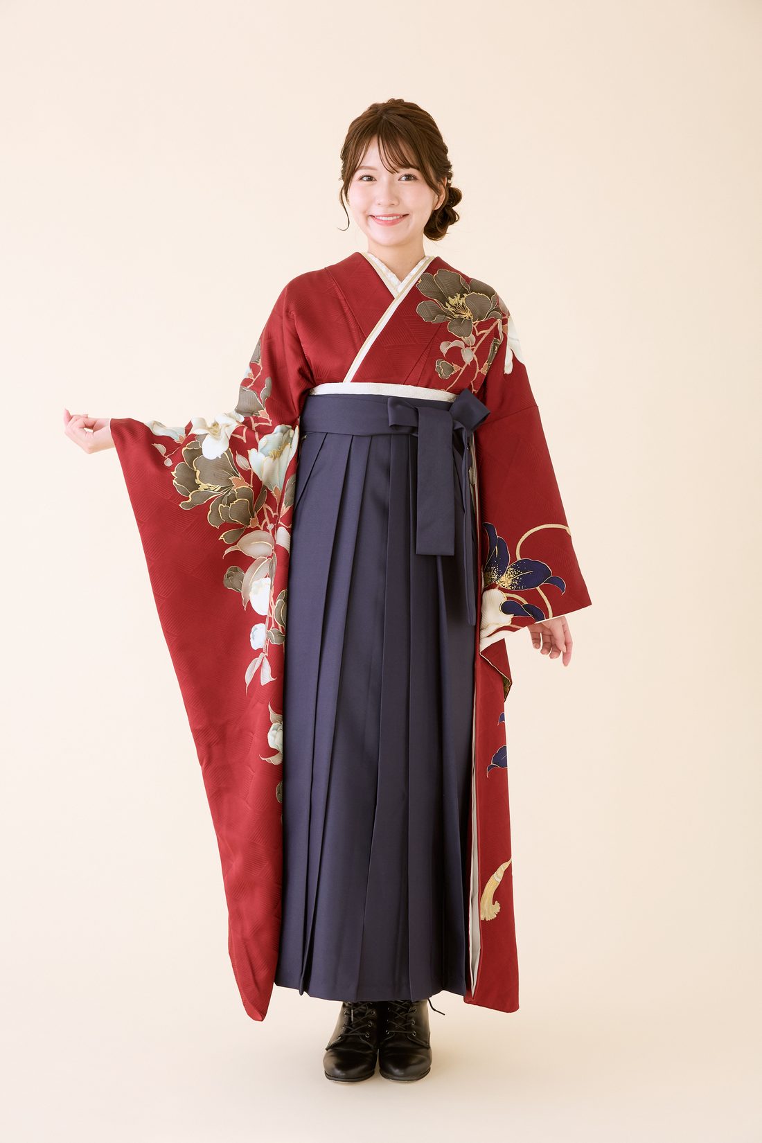 卒業袴 ポージング参考 立ち姿