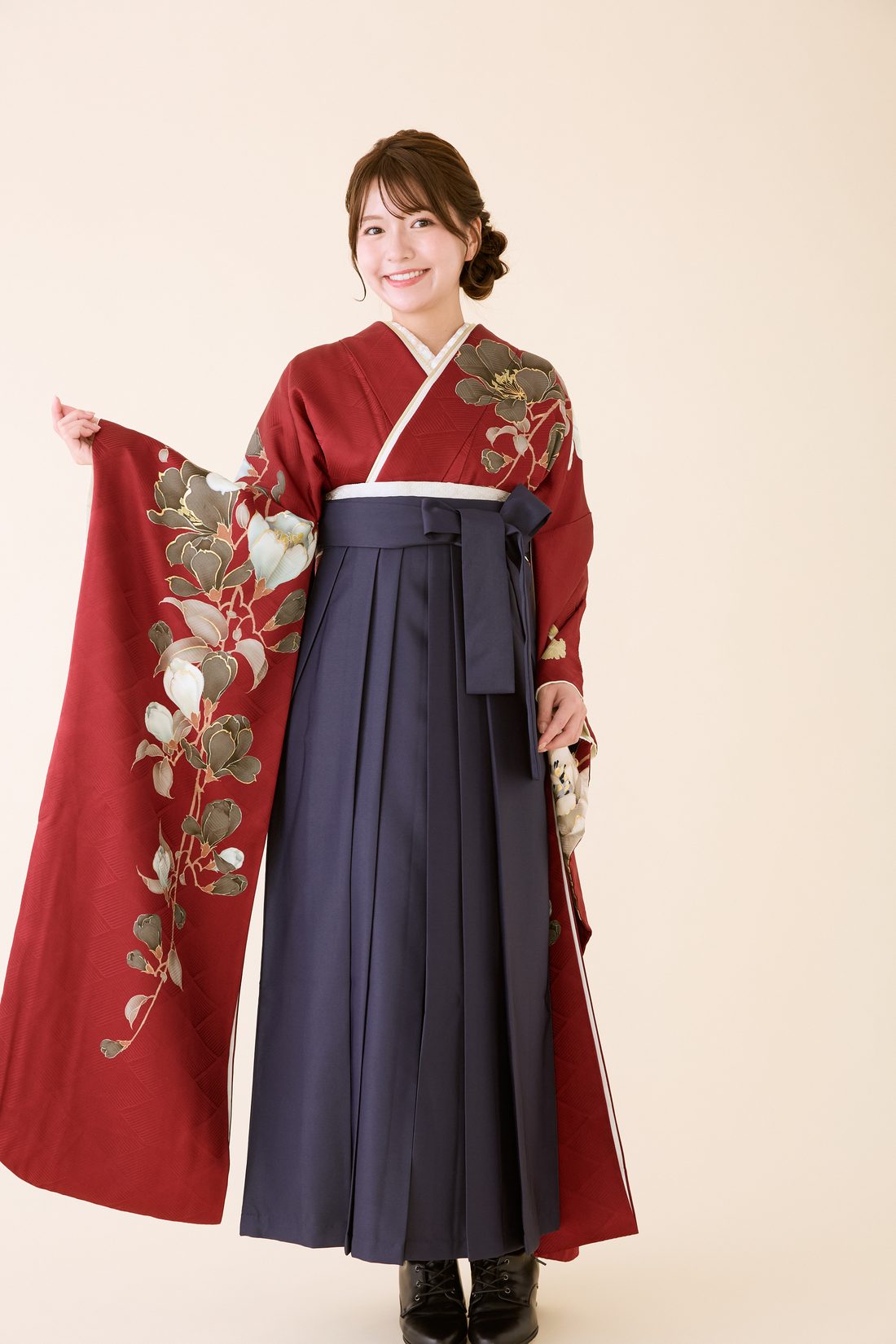 卒業袴 ポージング参考 立ち姿