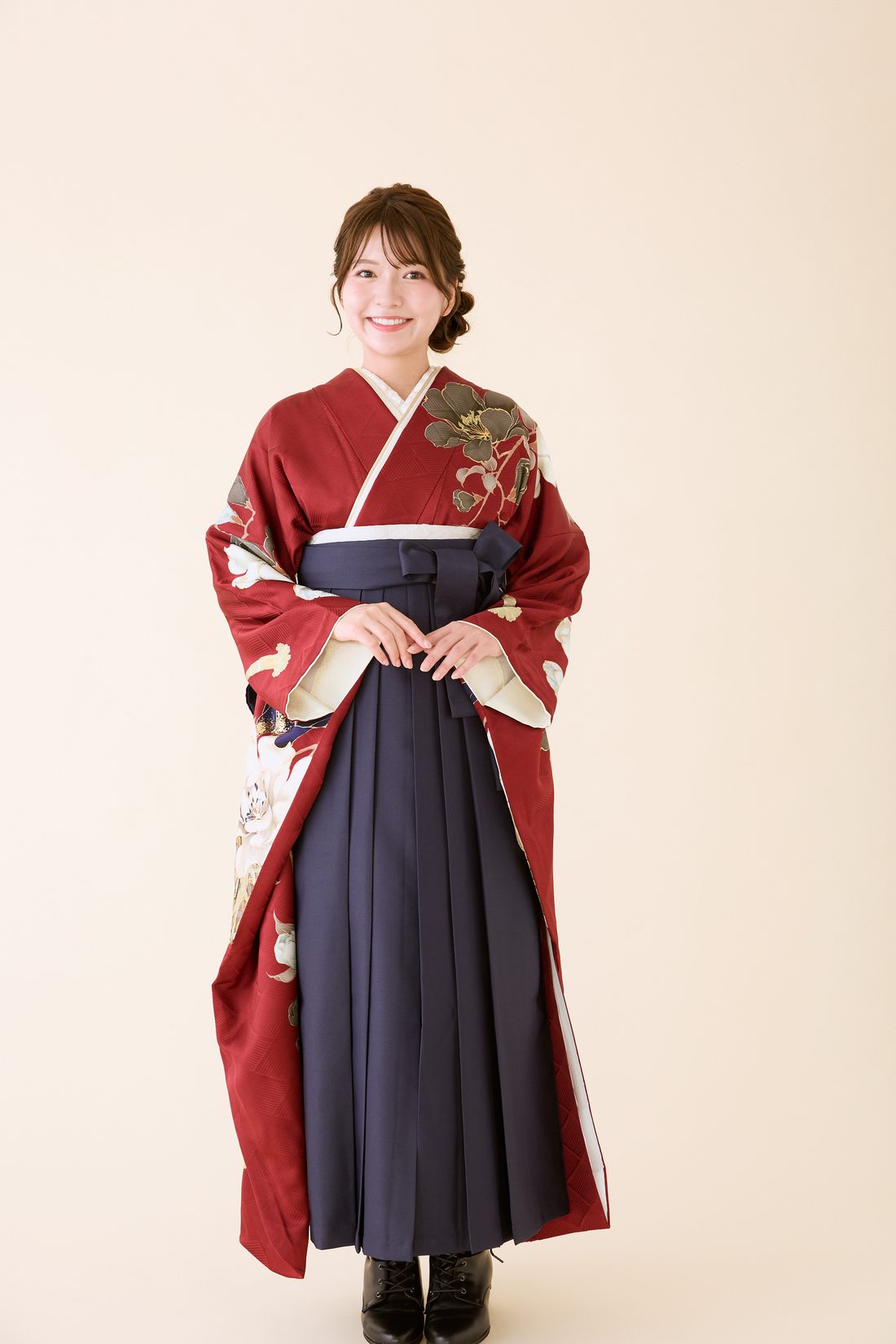 卒業袴 ポージング参考 立ち姿