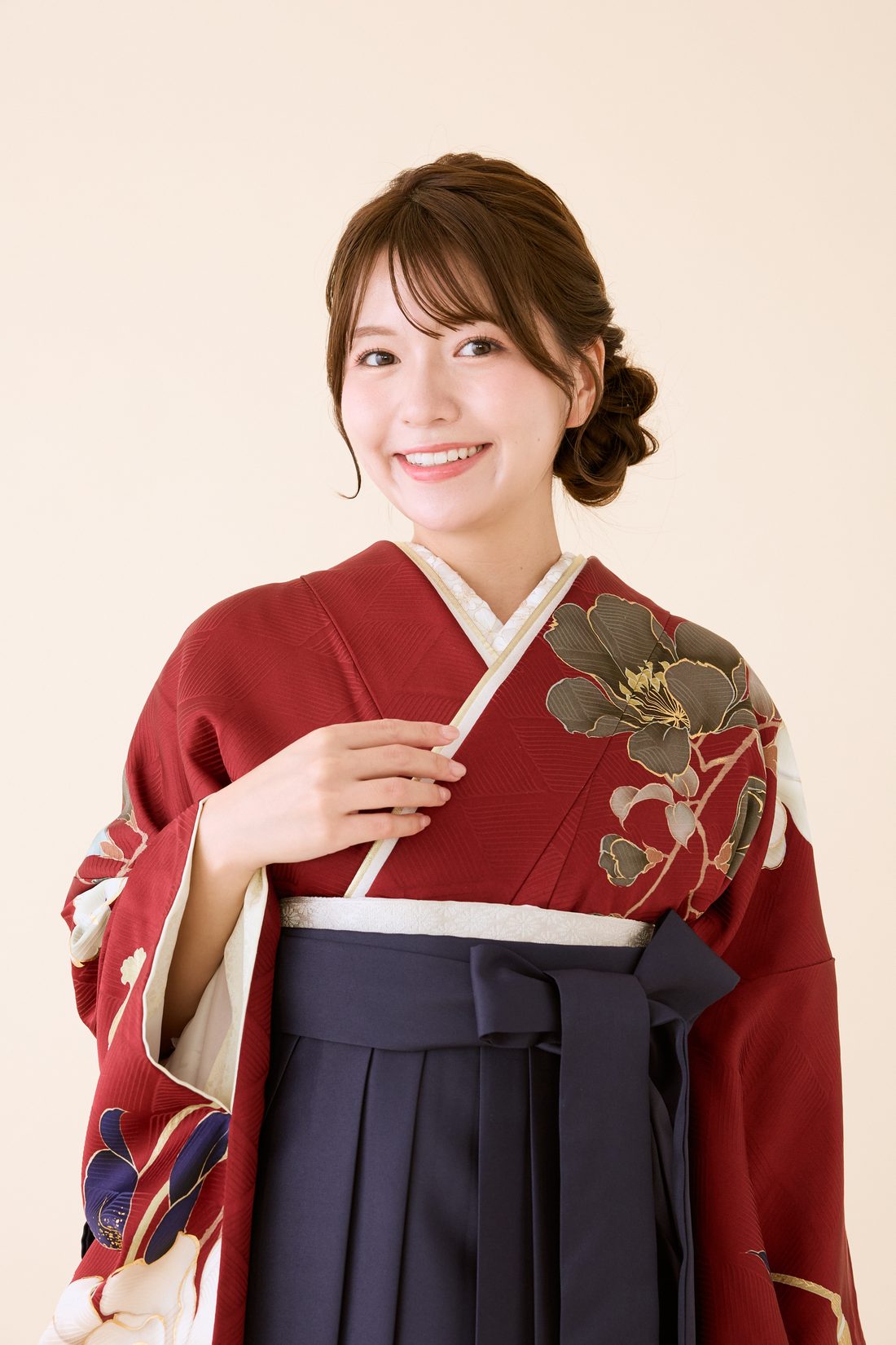 卒業袴 ポージング参考 立ち姿