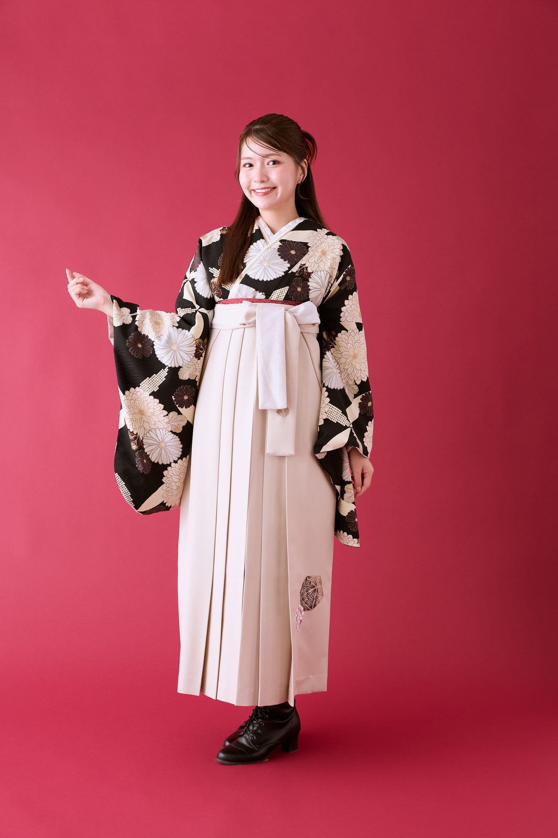 卒業袴 ポージング参考 立ち姿